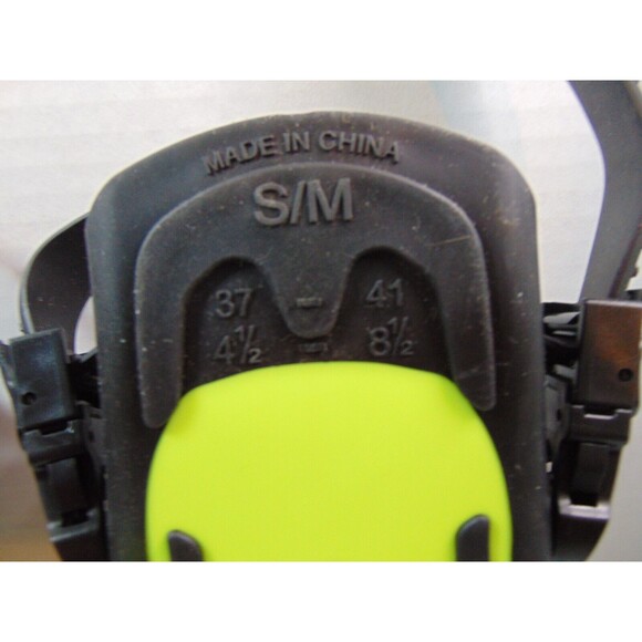 Khroom Swim/Snorkle Flippers Size S/M  (4.5 - 8.5) Adjustable Yellow and Black - Picture 5 of 9